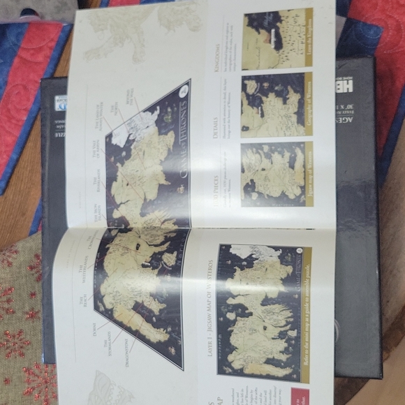 Like new Game of Thrones 4D "Puzzle of Westeros" - mostly unopened - Picture 9 of 11